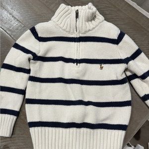 Ralph Lauren Polo half zip sweater size 3T
